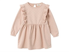 Lil Atelier rose dust blomstret sweatkjole